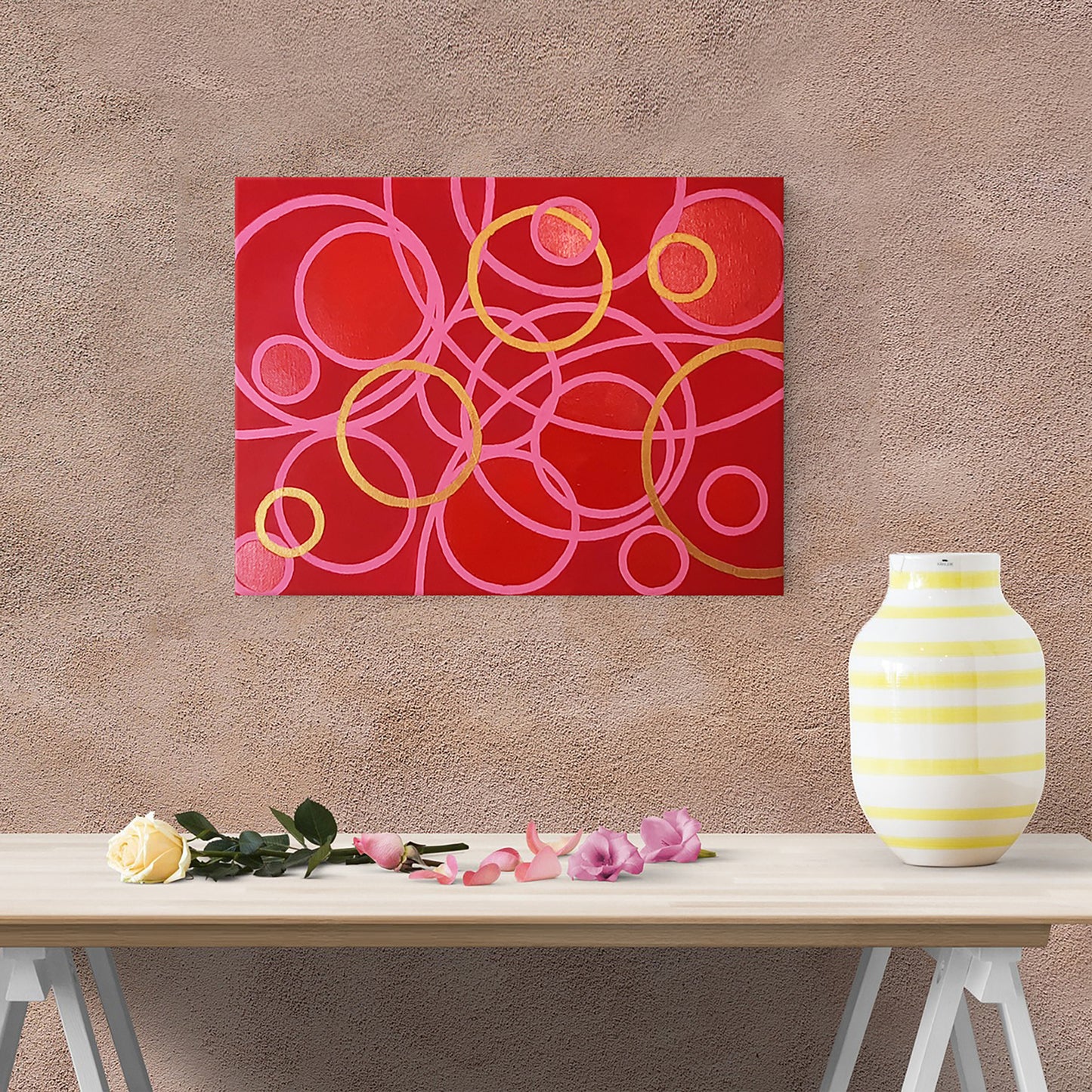 Liebe, Gemälde auf Leinwand 30x40cm