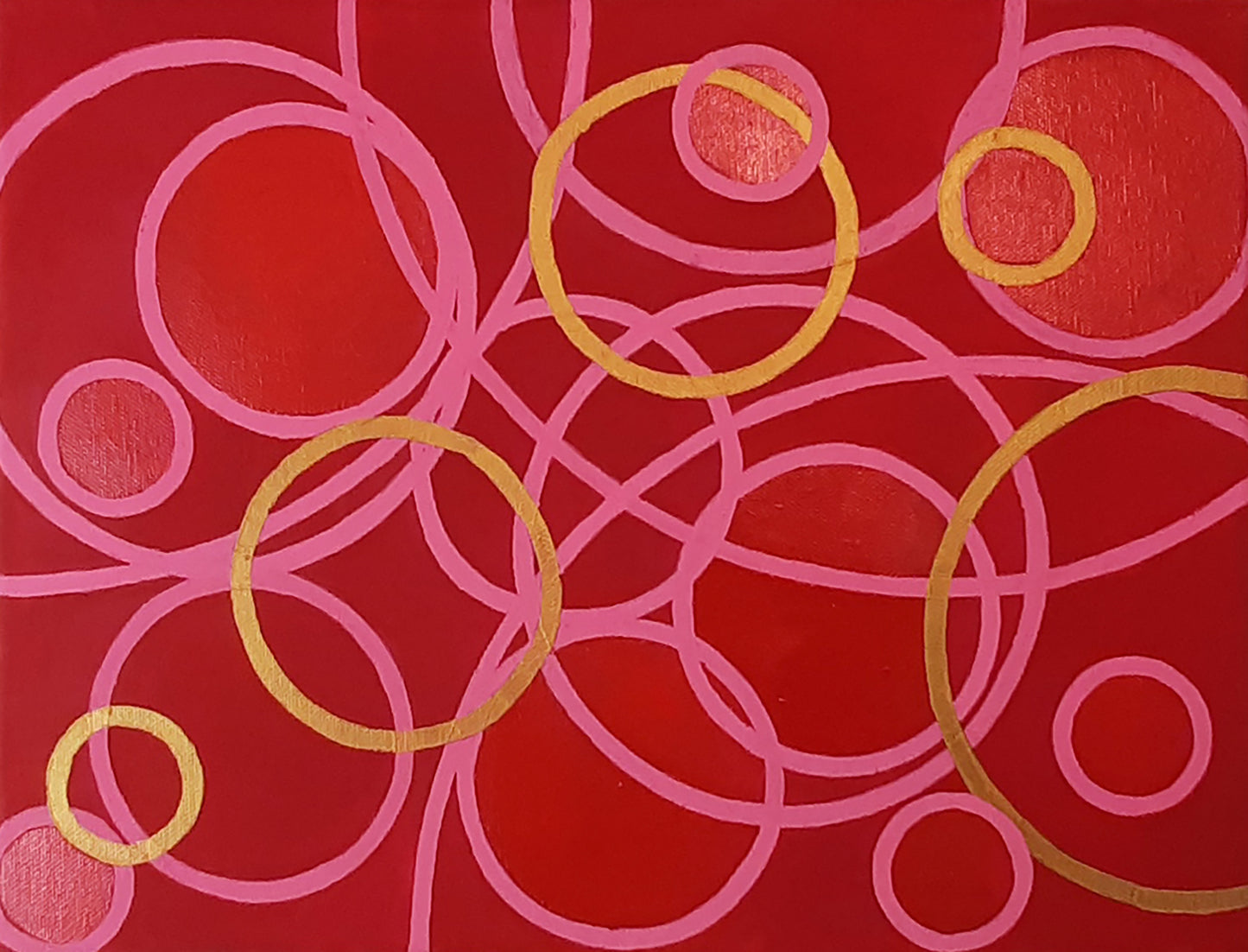 Liebe, Gemälde auf Leinwand 30x40cm