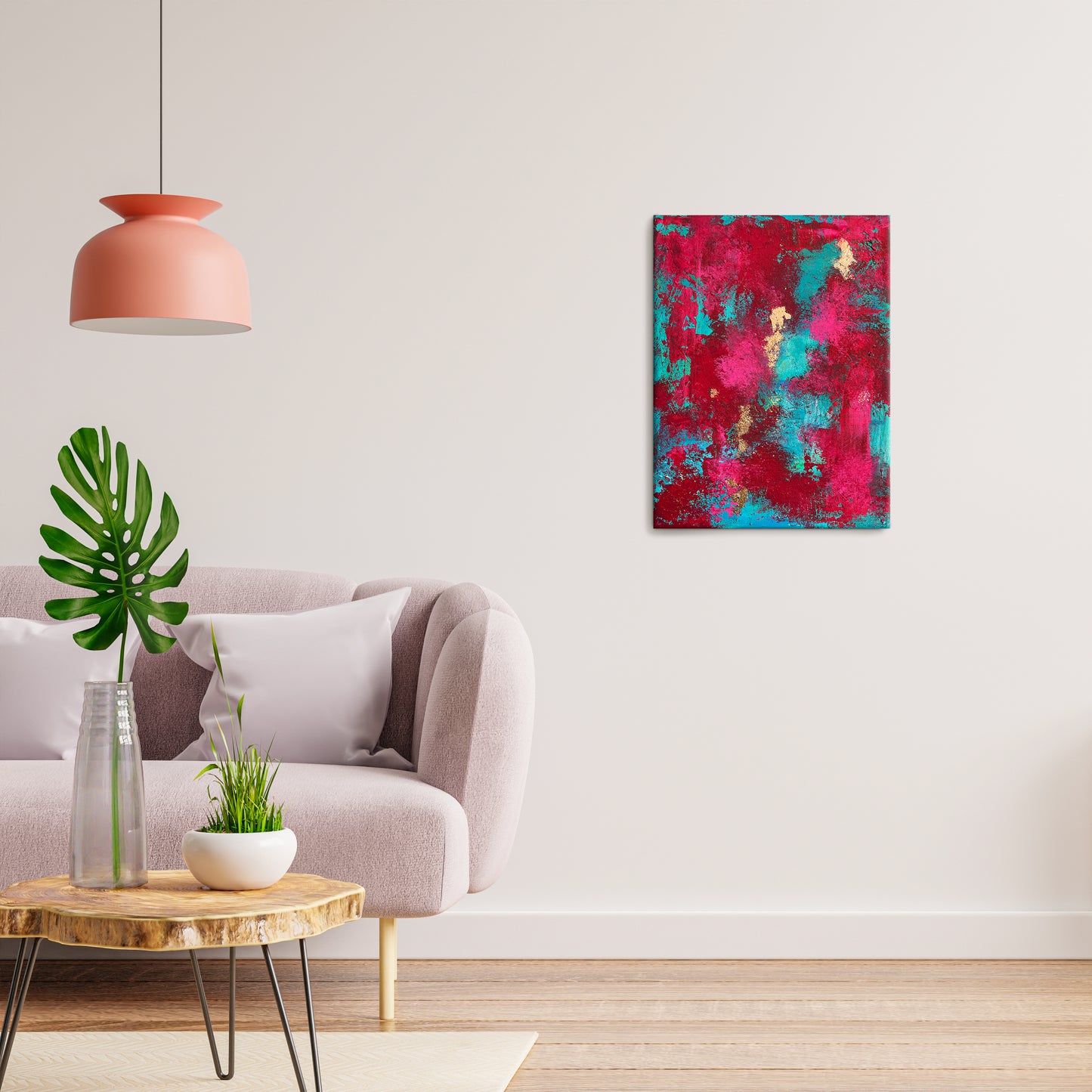 Symphony I Abstraktes Gemälde 30x40cm