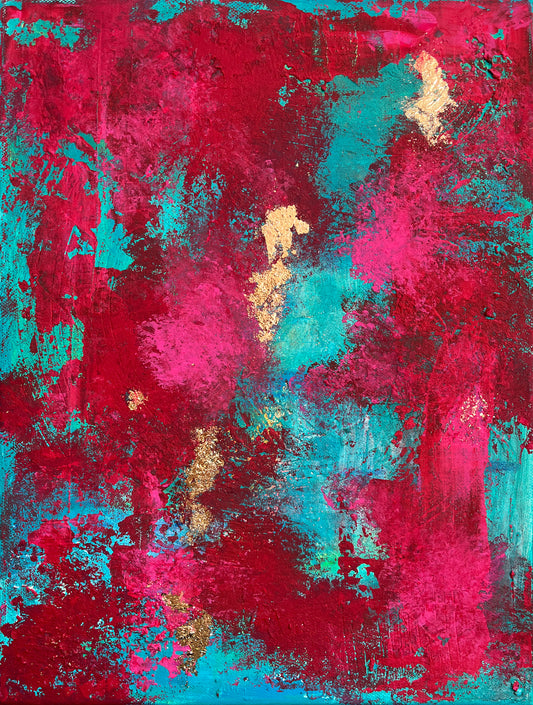 Symphony I Abstraktes Gemälde 30x40cm