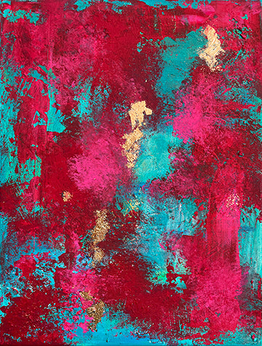 Symphony I Abstraktes Gemälde 30x40cm