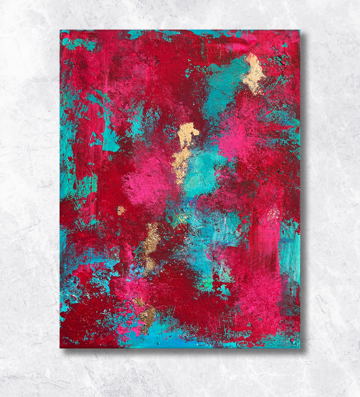 Symphony I Abstraktes Gemälde 30x40cm