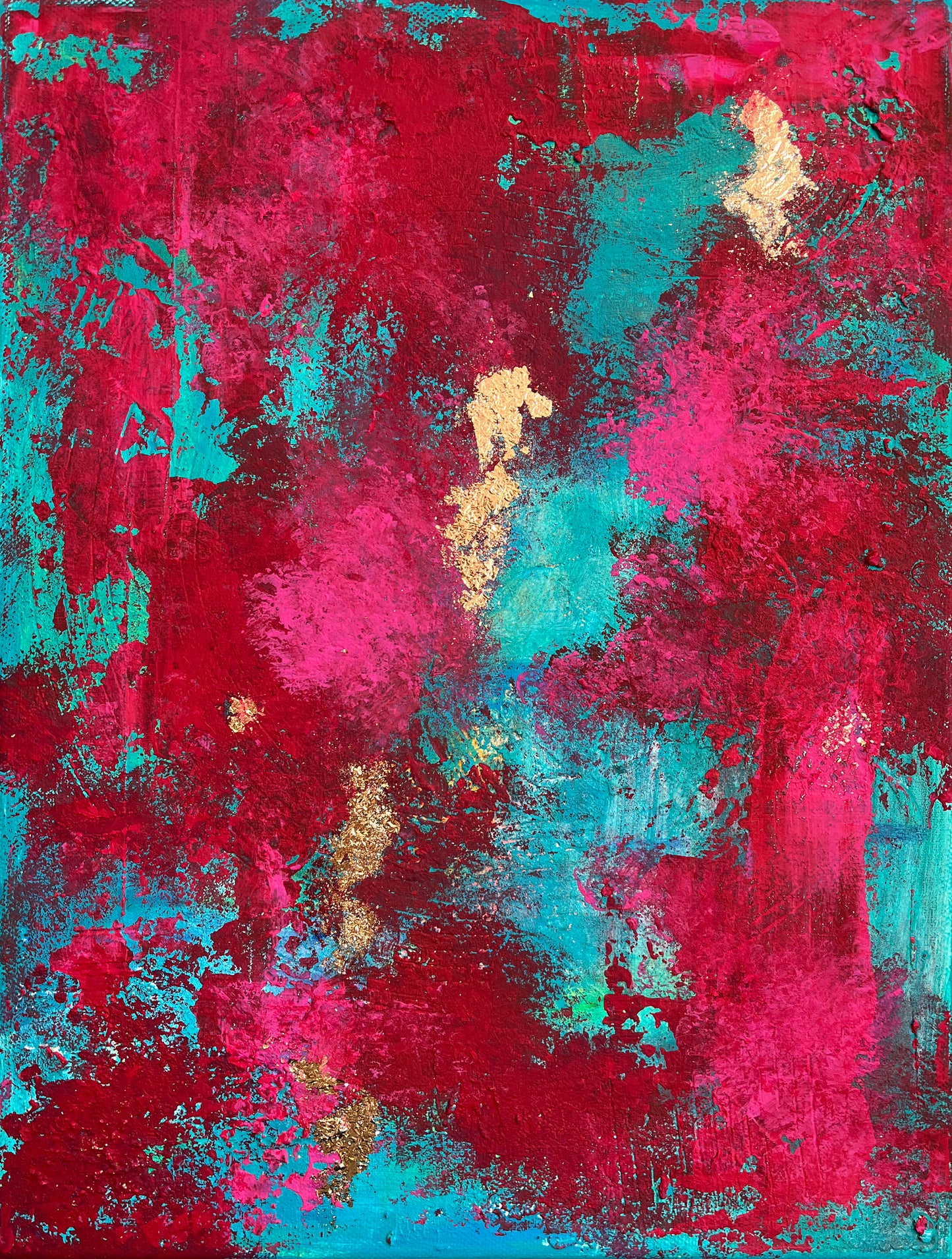 Symphony I Abstraktes Gemälde 30x40cm