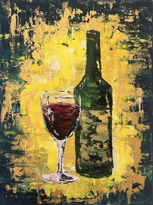 06.12.2025 um 16:00-18:00 Weihnachtsspecial - Wein – Spachtel-Workshop