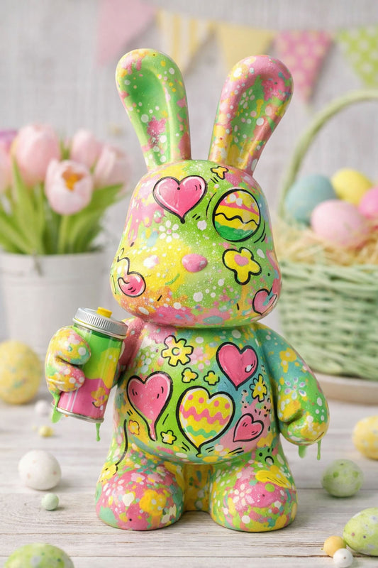 21.03. um 15:00-17:00 Osterhase Malevent 3D Kunst Acryl Workshop INTERCITY Wiesbaden