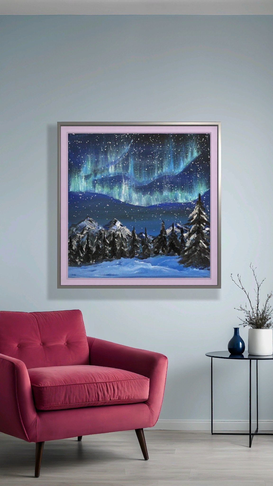 Nordlichter – Acryl Workshop Online