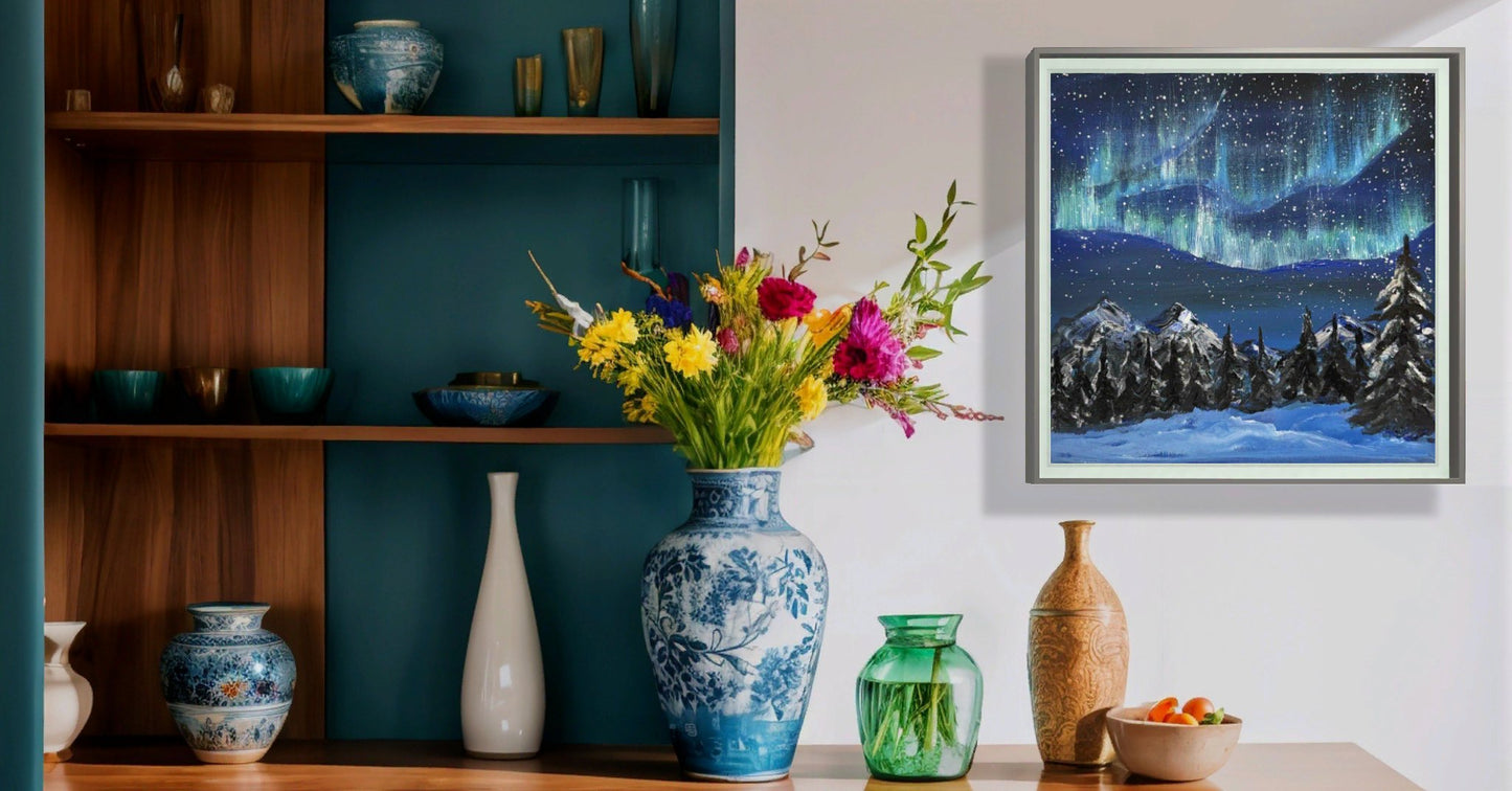 Nordlichter – Acryl Workshop Online